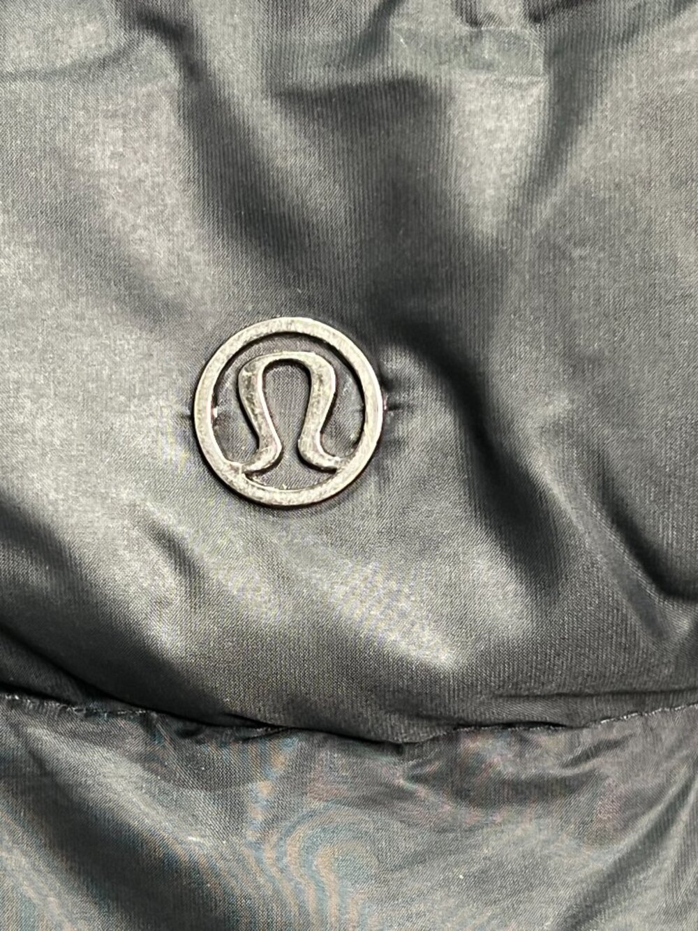 Lululemon Black Long Quilted Puffer Coat Hooded Zip Pockets Women's Size 8 - Picture 4 of 11